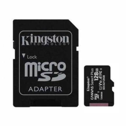 Memoria Kingston Micro SD Canvas Select Plus 128GB UHS-I Clase 10 C/Adaptador - Imagen 2
